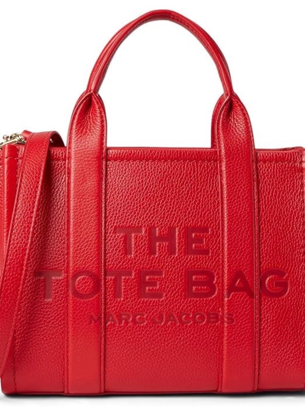 Marc Jacobs The Tote Bag-True Red w/Black Marc Jacobs Leather The Wallet Bundle